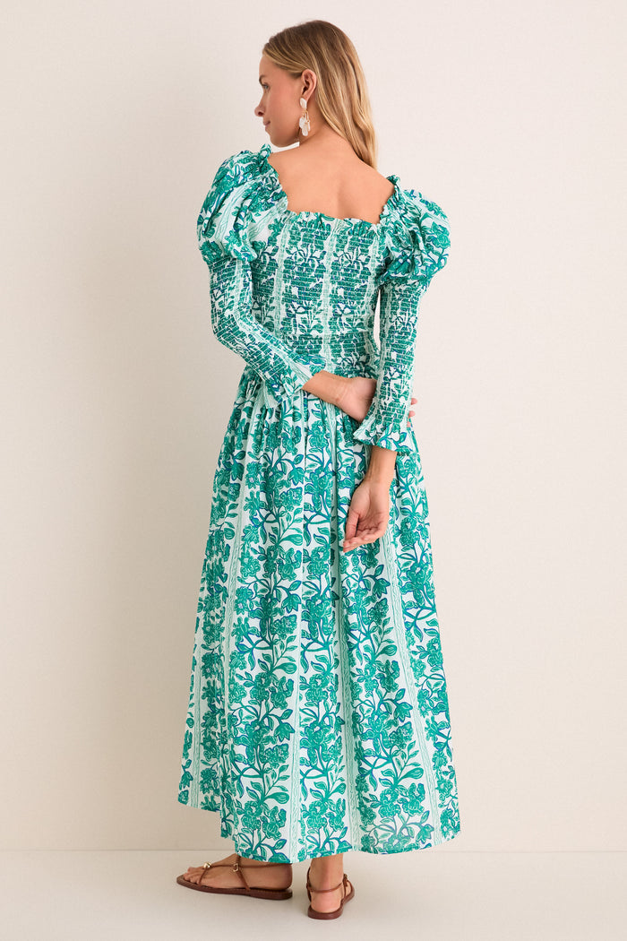 Green Serendipia Jocelyn Maxi Dress