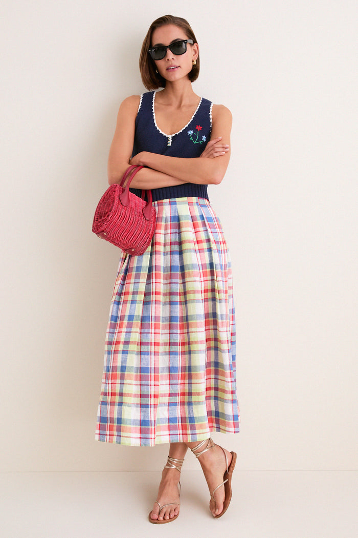 Harbor Club Madras Maison Skirt
