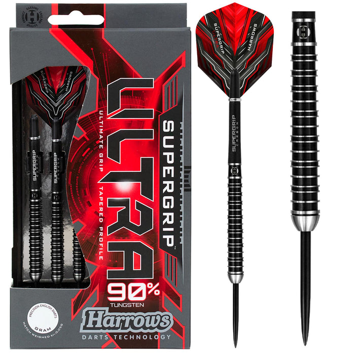 Harrows Supergrip Ultra 90% Tungsten 24g Darts