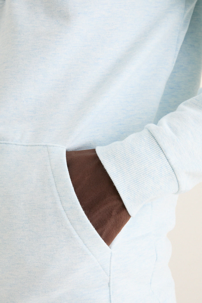 Heathered Ice Collared Sweatshirt