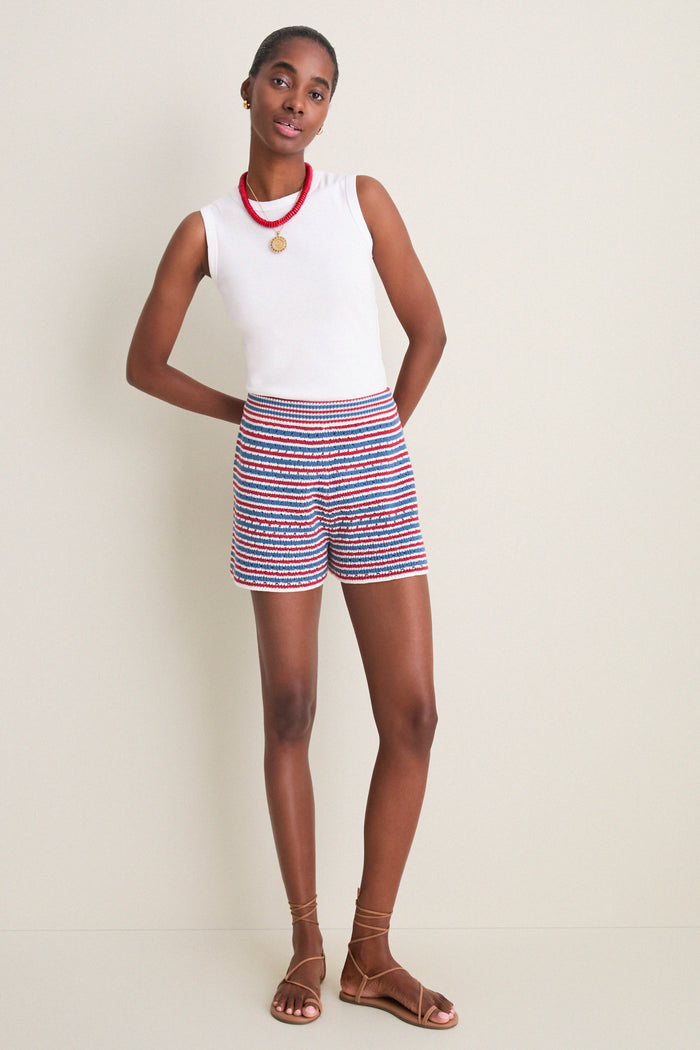 Hero Stripe Knit Kent Shorts