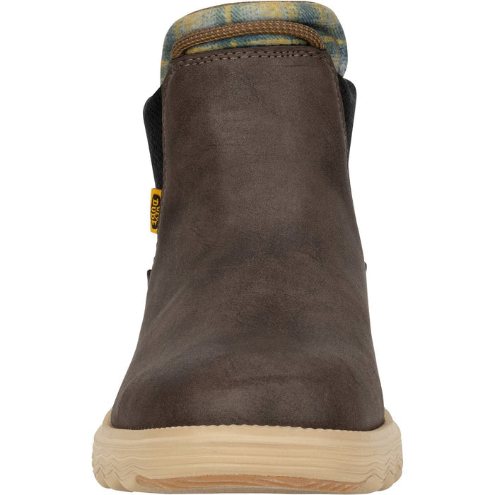HEYDUDE Mens Branson Classic Boots Desert Brown