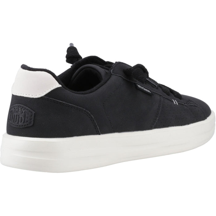 HEYDUDE Womens Karina Duo Classic Trainer Black