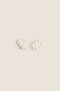 High Polish Silver Monroe Earrings