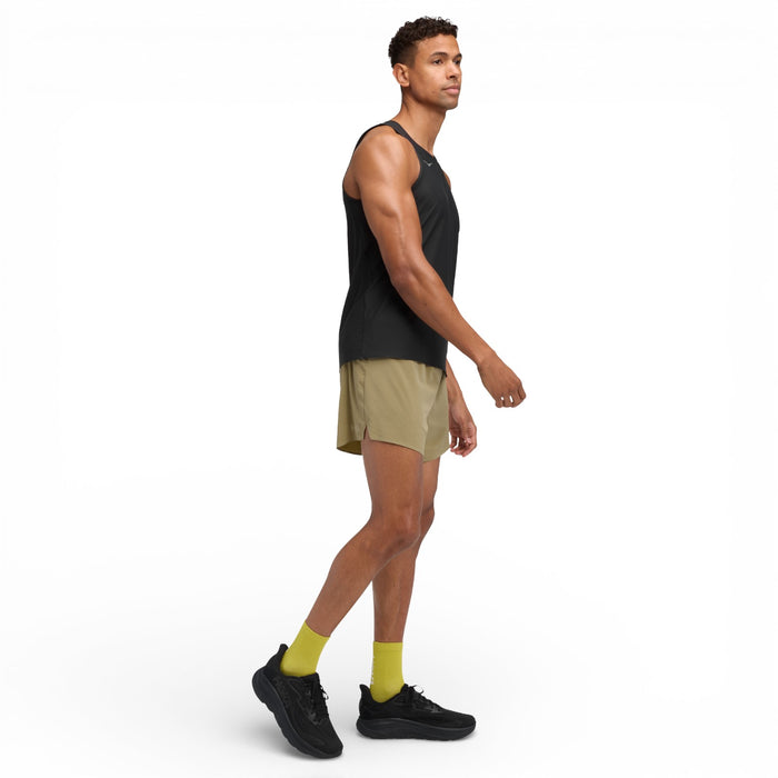 HOKA GLIDE MENS  5 SHORT W/ BRIEF Green