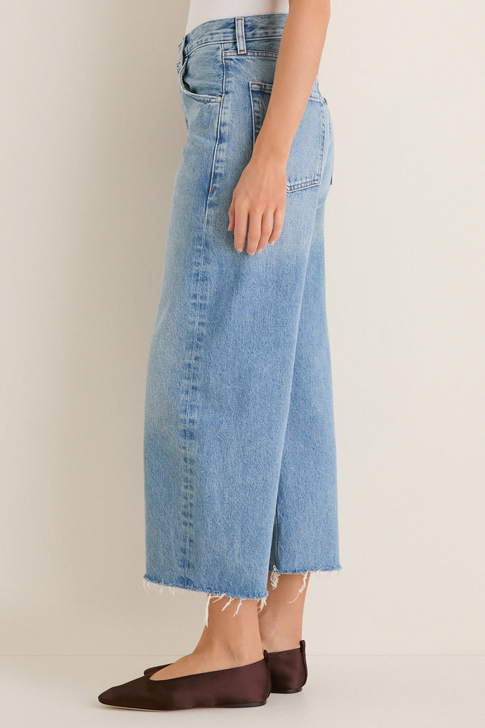 Honour Ayla Raw Hem Crop Jean