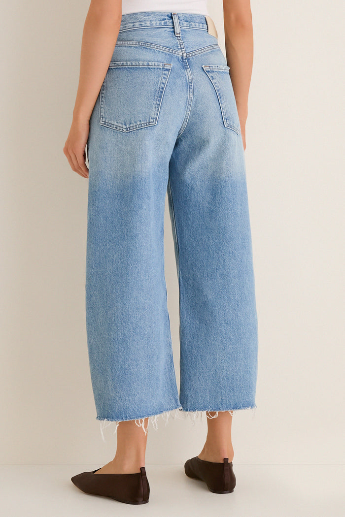 Honour Ayla Raw Hem Crop Jean