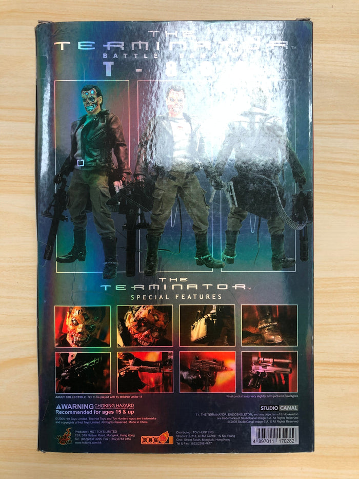 Hottoys Hot Toys 1/6 Scale MMS002 MMS 002 Terminator - T800 T-800 Battle Damaged Action Figure NEW