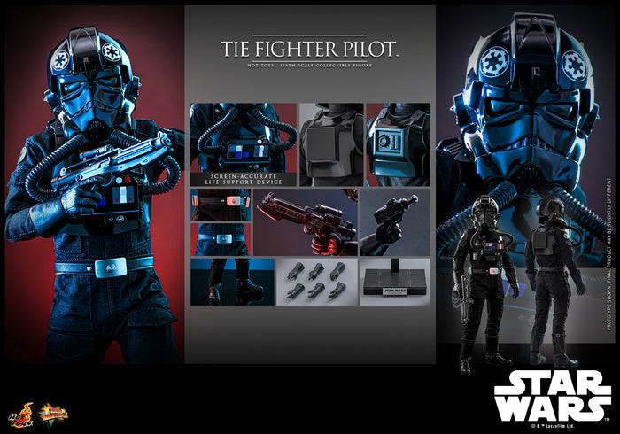 Hottoys Hot Toys 1/6 Scale MMS798 MMS 798 Star Wars Episode IV A New Hope - TIE Fighter Pilot Action Figure NEW