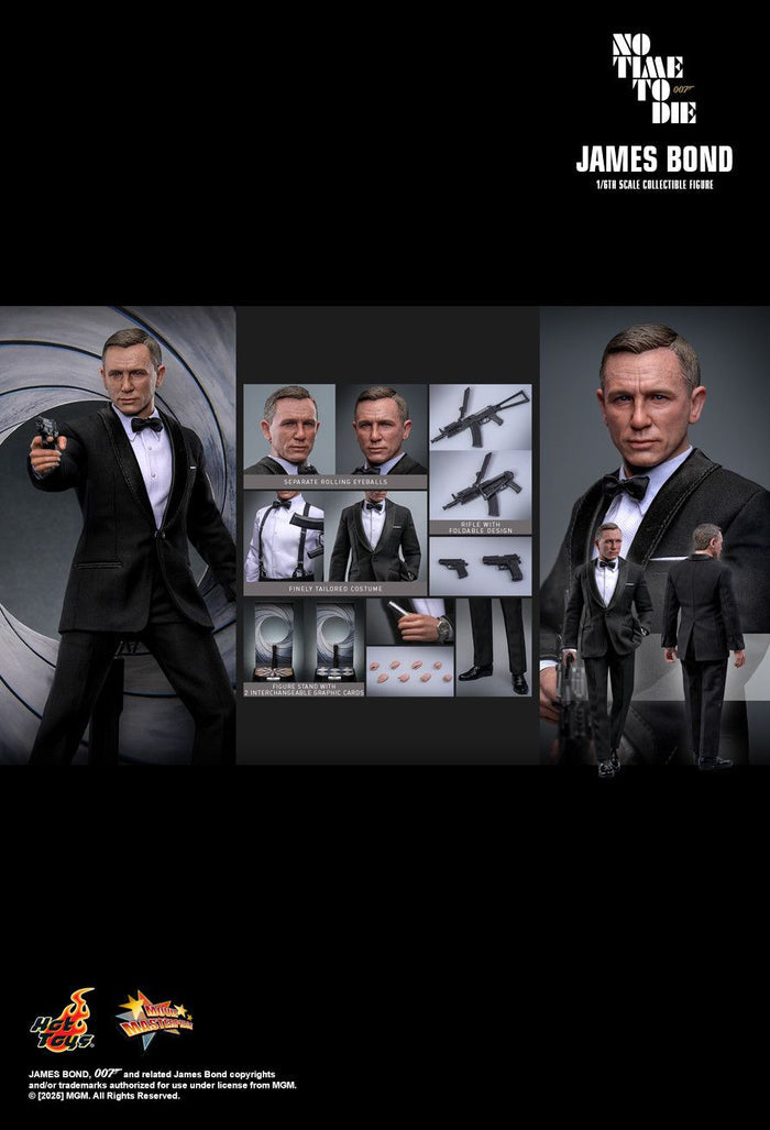 Hottoys Hot Toys 1/6 Scale MMS803 MMS 803 No Time To Die - James Bond Action Figure NEW