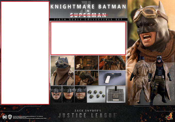 Hottoys Hot Toys 1/6 Scale TMS038 TMS 038 Zack Snyder's Justice League - Knightmare Batman ONLY Action Figure NEW