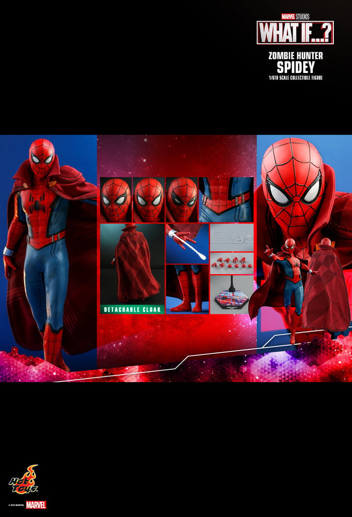 Hottoys Hot Toys 1/6 Scale TMS058 TMS 058 What If…? - Zombie Hunter Spidey Spider-Man Action Figure NEW
