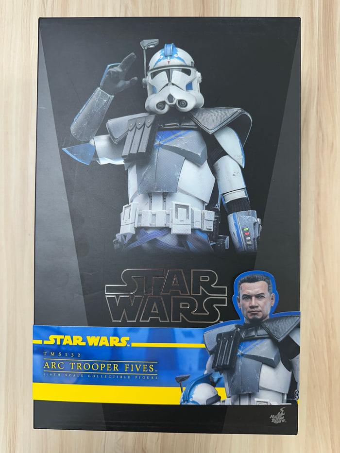 Hottoys Hot Toys 1/6 Scale TMS132 TMS 132 Star Wars: The Clone Wars -  ARC Trooper Fives Action Figure USED