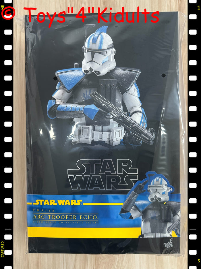 Hottoys Hot Toys 1/6 Scale TMS133 TMS 133 Star Wars: The Clone Wars -  ARC Trooper Echo Action Figure NEW