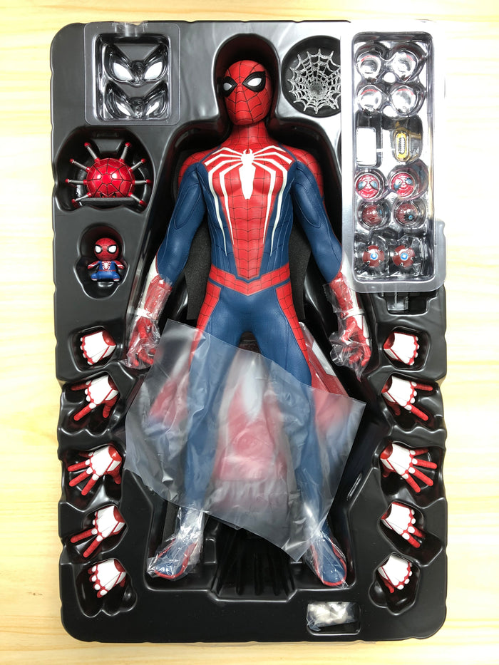 Hottoys Hot Toys 1/6 Scale VGM31 VGM 31 Marvel's Spider-Man - Spider-Man (Advanced Suit Version) Action Figure USED