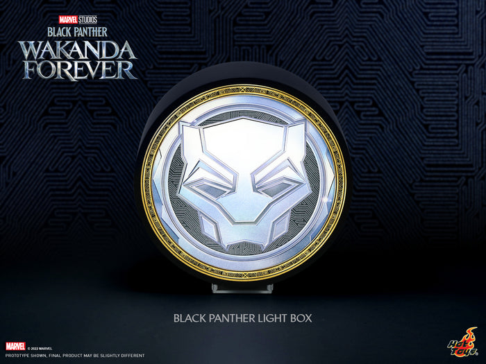 Hottoys Hot Toys PLIG026N Lightbox Light Box - Black Panther Symbol NEW