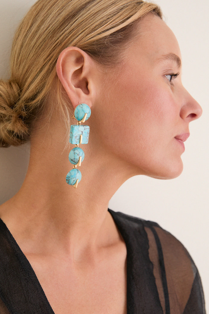 Ibiza Turquoise Laguna Earrings
