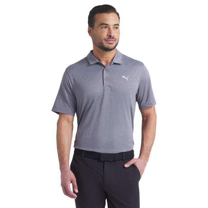 Puma Icon Heather 2.0 Mens Short-Sleeve Golf Polo Shirt
