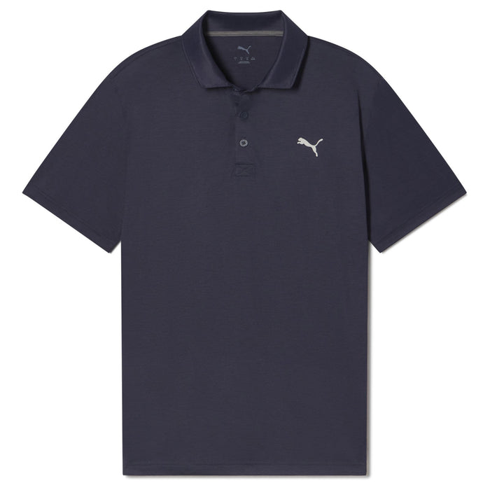 PUMA Icon HEATHER Golf Polo 2.0 Navy