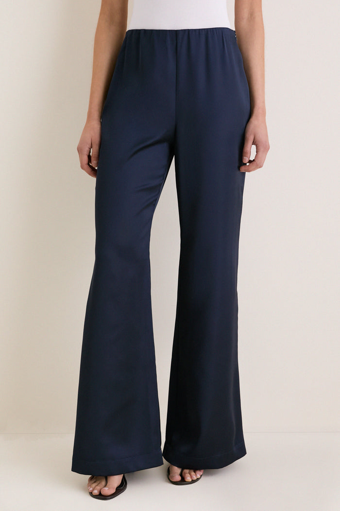 Ink Satin Deja Pants