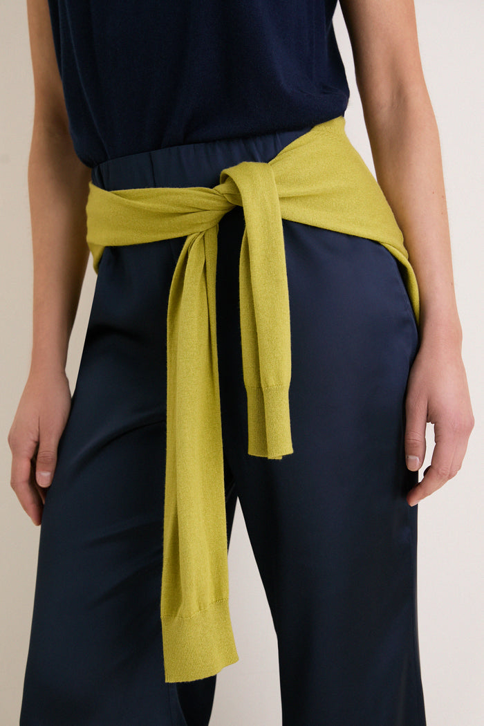 Ink Satin Deja Pants