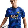 Nike Inter Milan Mens Short-Sleeve Pre-Match Football Jersey