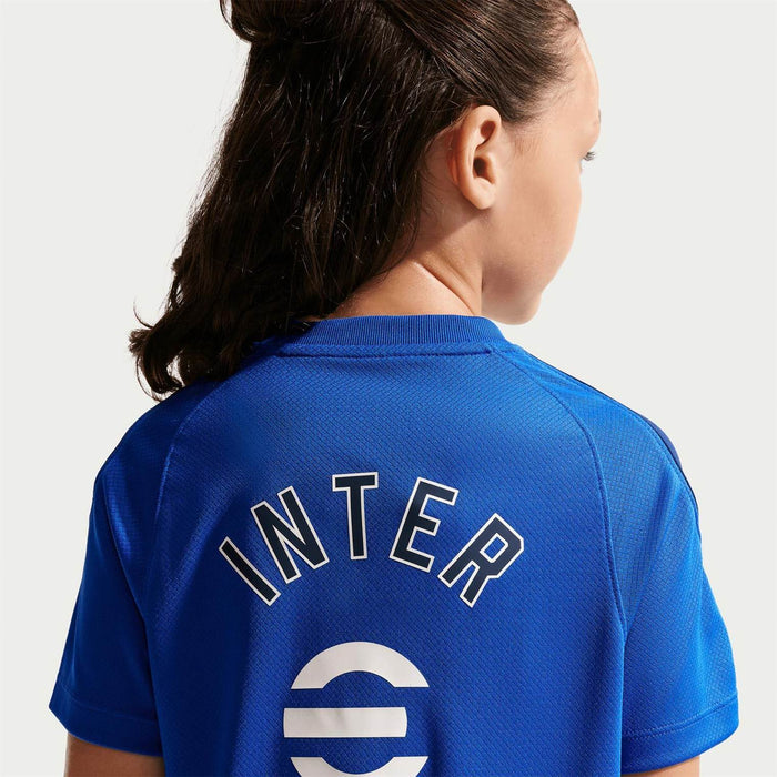 Nike Inter 26 Kids Strike Drill Tee Blue
