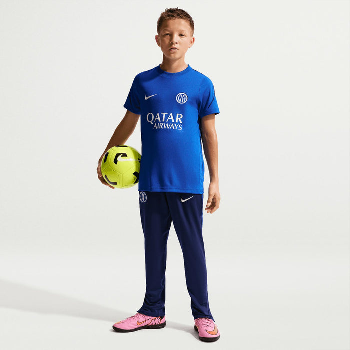 Nike Inter 26 Kids Strike Drill Tee Blue