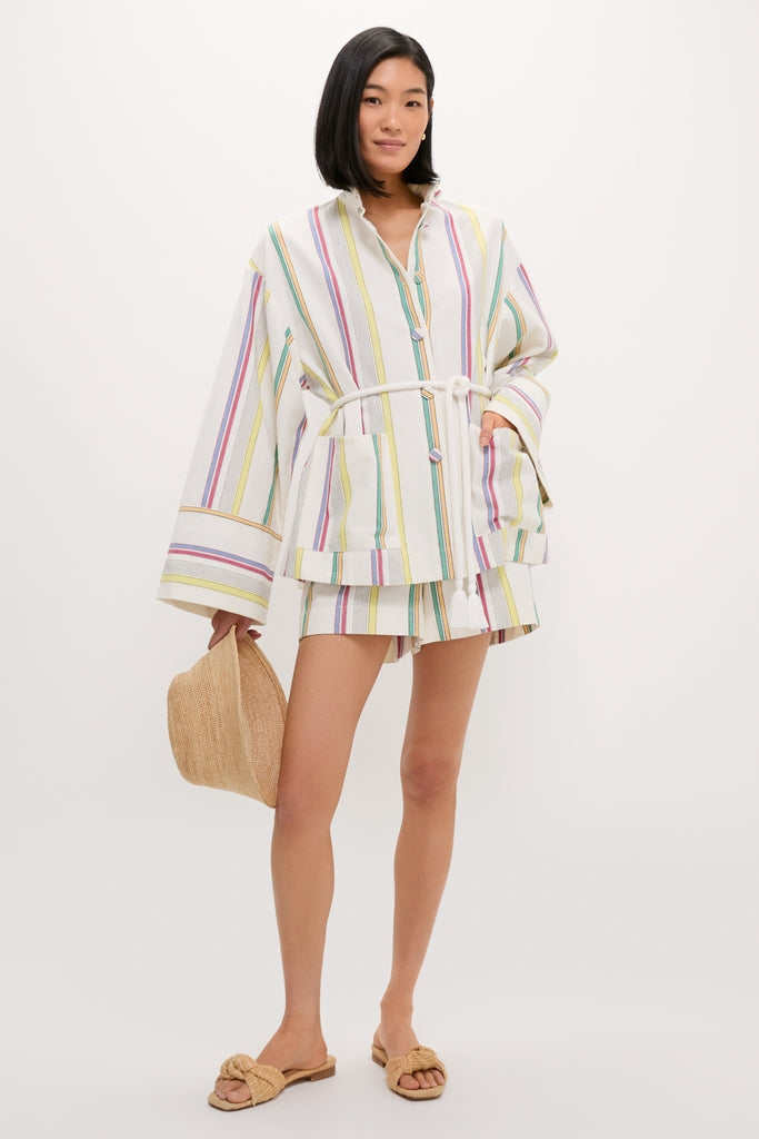 Isla Stripe Archer Short