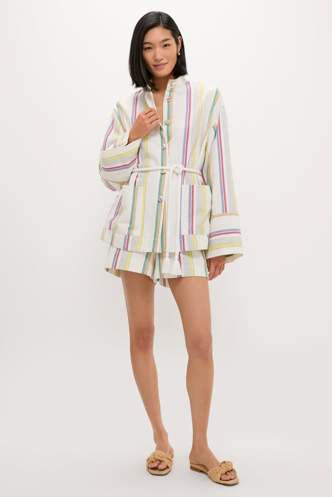 Isla Stripe Archer Short
