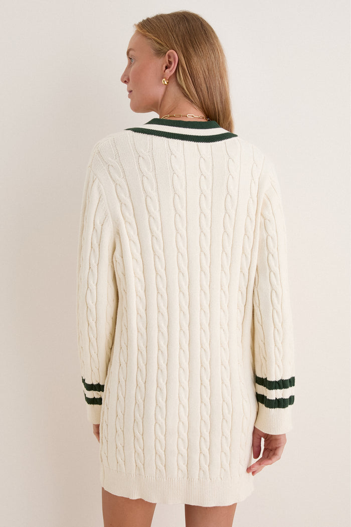 Ivory and Eden Cable Knit Walden Dress
