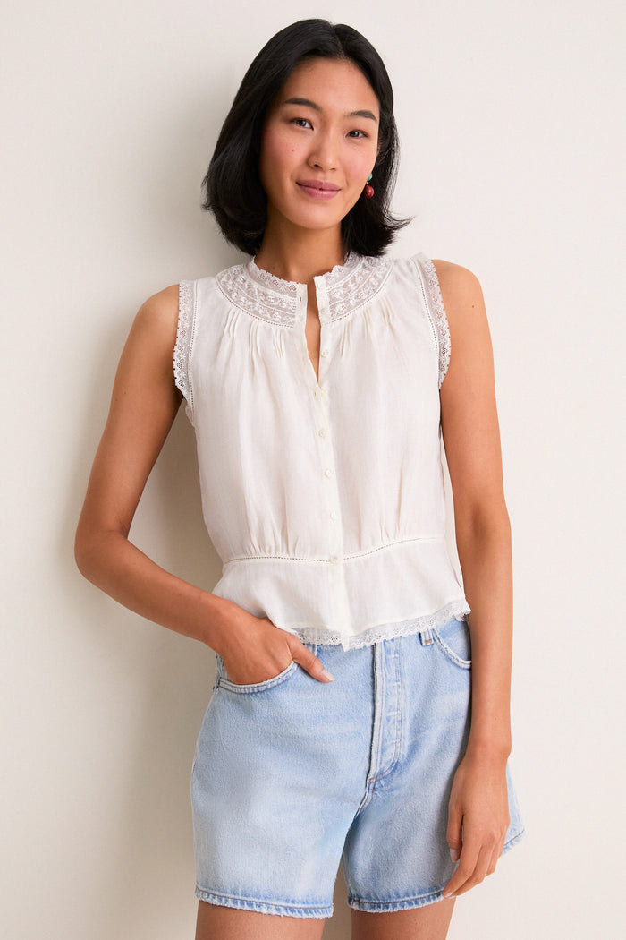 Ivory Collette Top