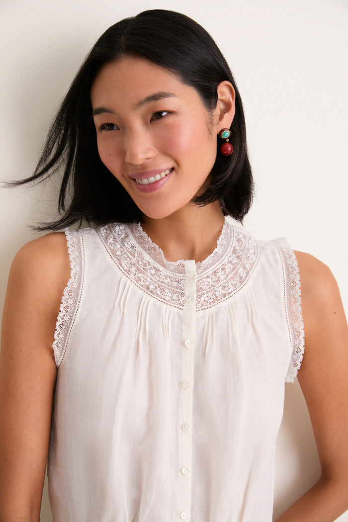 Ivory Collette Top