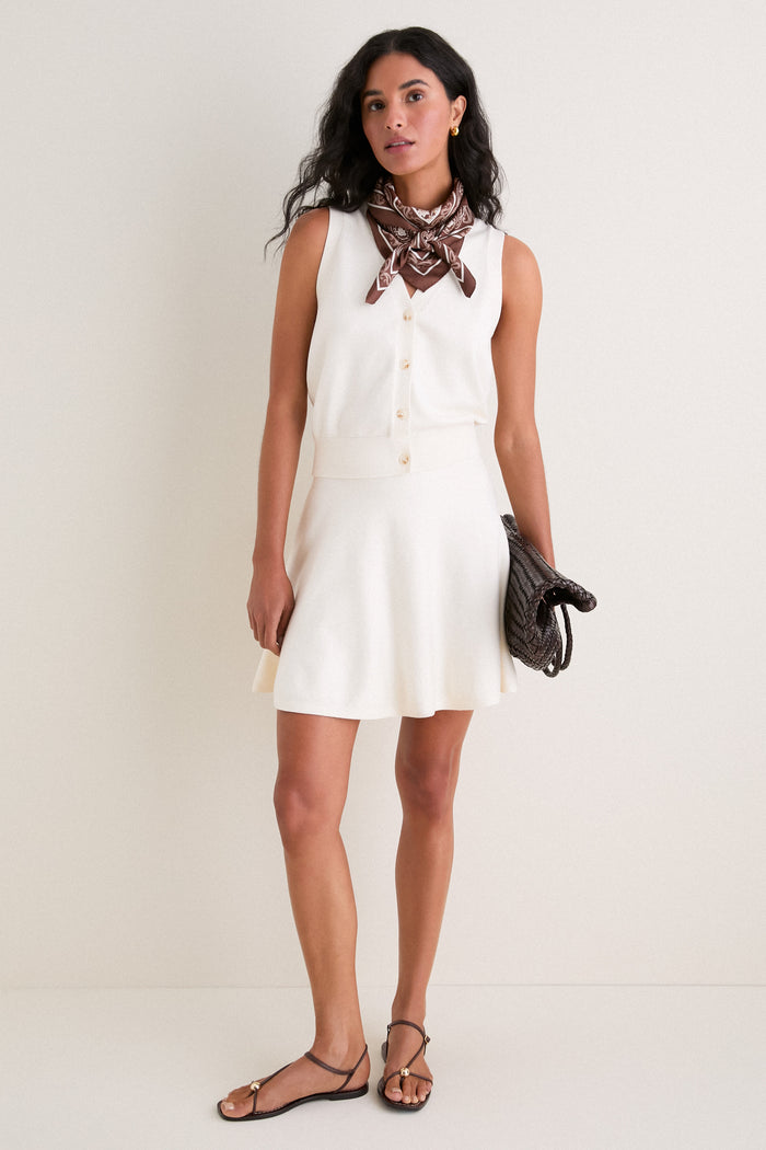 Ivory Connie Knit Vest