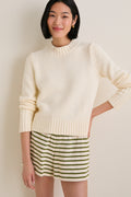 Ivory Cotton William Crewneck