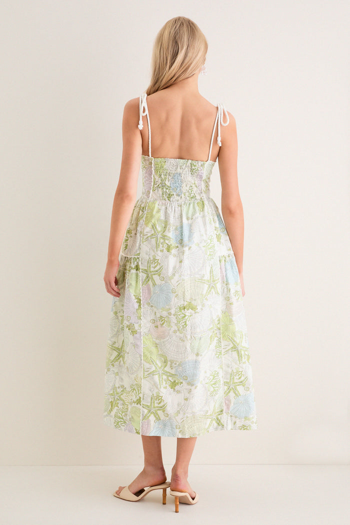 Ivory Olive Blair Midi Dress