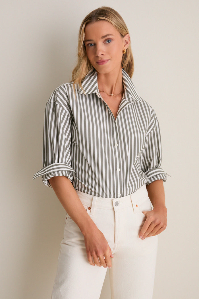 Jardin Stripe Wexler Button Down