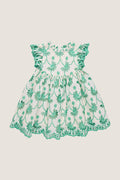 Kelly Green Eyelet Cynthia Dress