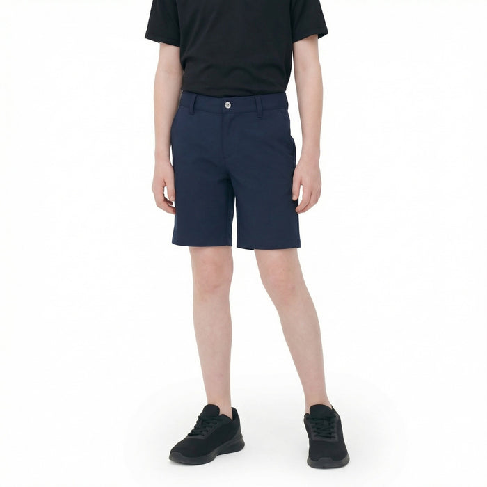 Puma Kids 4-Way-Stretch Outdoor Golf Shorts - Navy