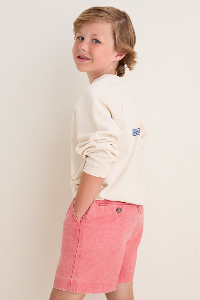 Kids Ecru French Terry Sandbar Sweatshirt