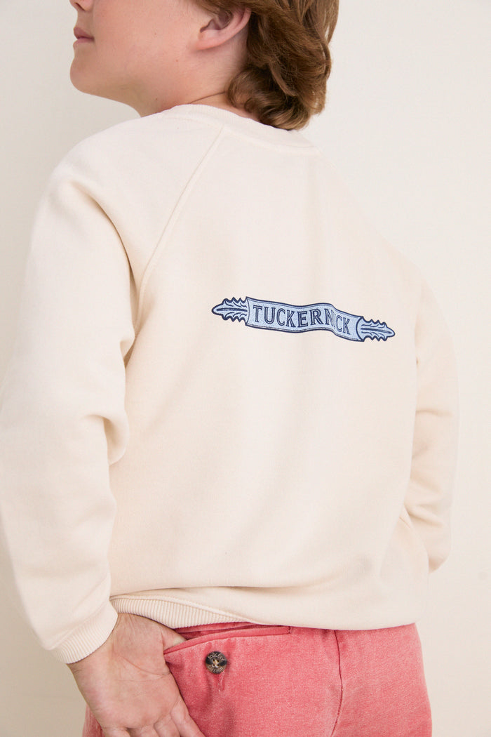 Kids Ecru French Terry Sandbar Sweatshirt
