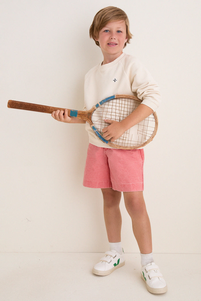 Kids Ecru French Terry Sandbar Sweatshirt