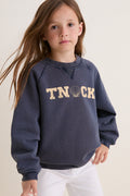 Kids Navy French Terry Sandbar Sweatshirt