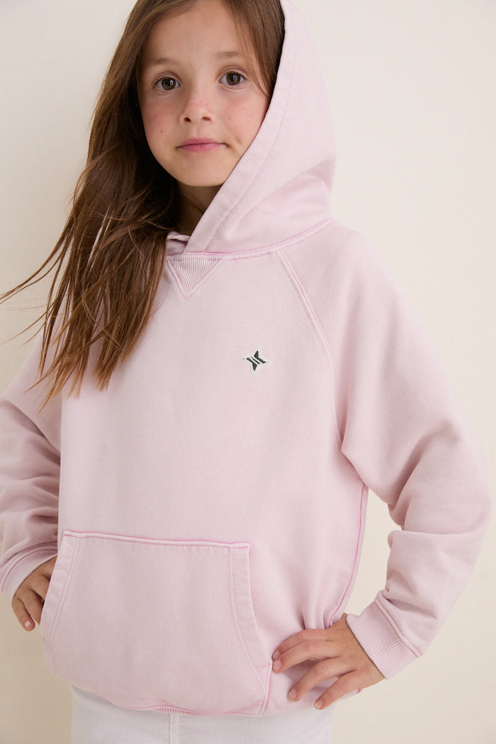 Kids Terry Pink French Terry Surfside Hoodie