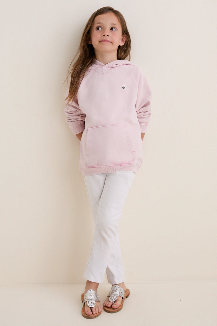 Kids Terry Pink French Terry Surfside Hoodie