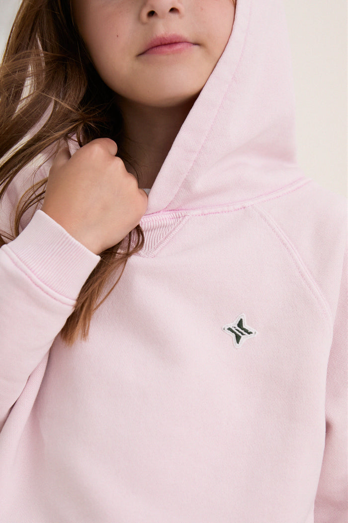 Kids Terry Pink French Terry Surfside Hoodie