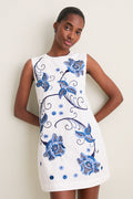 Kimber Embroidery Tiffany Mini Dress