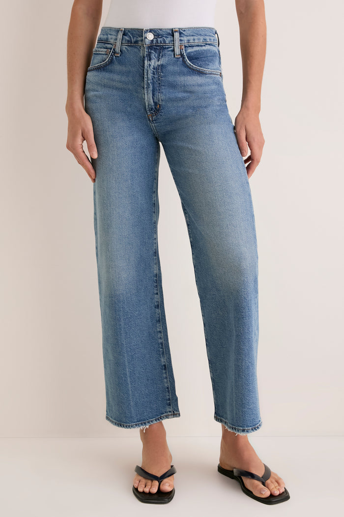 Kindle Mid Rise Relaxed Straight Harper Jean