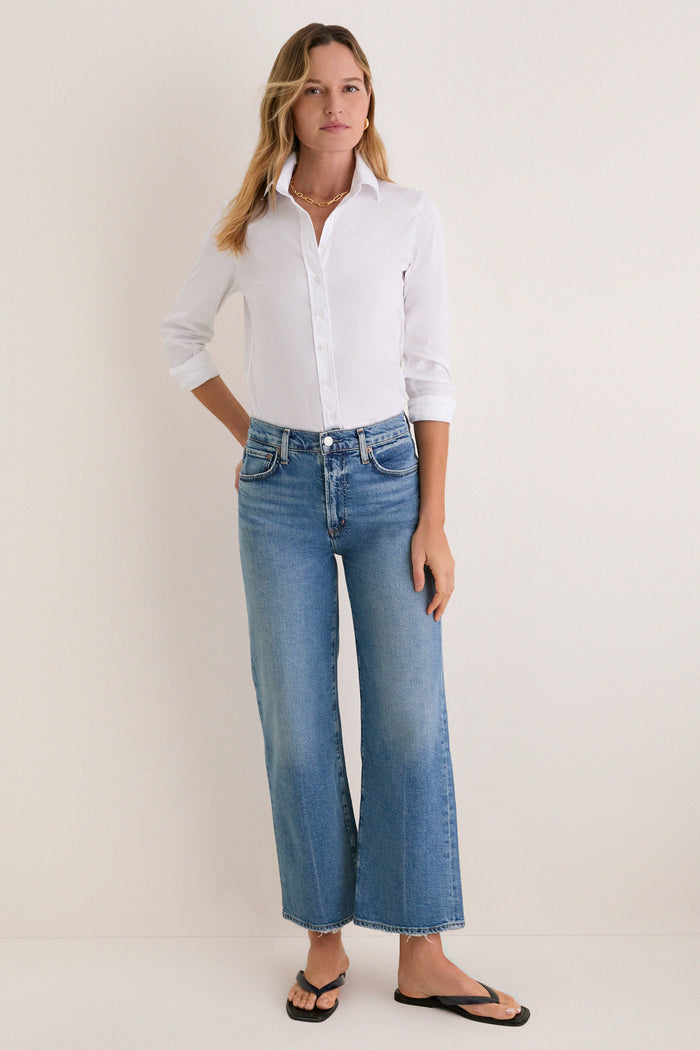 Kindle Mid Rise Relaxed Straight Harper Jean