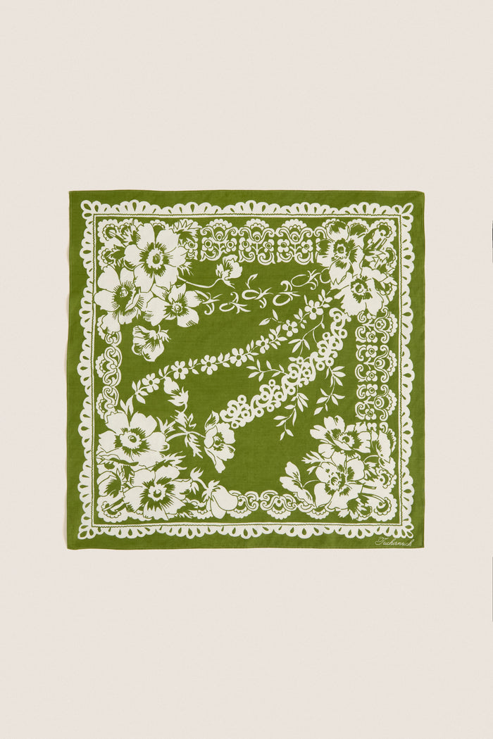Kiwi Tropical Punch Cotton Scarf